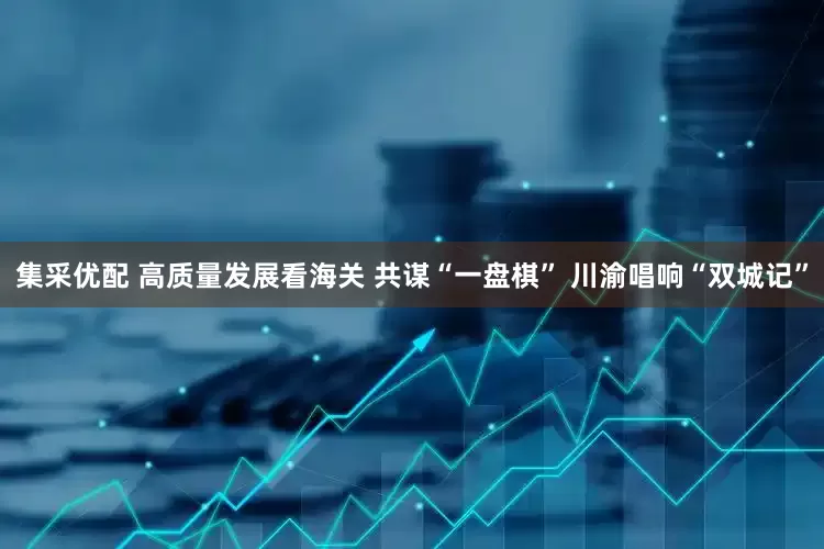 集采优配 高质量发展看海关 共谋“一盘棋” 川渝唱响“双城记”