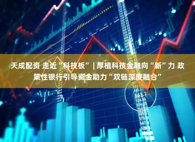 天成配资 走近“科技板” | 厚植科技金融向“新”力 政策性银行引导资金助力“双链深度融合”