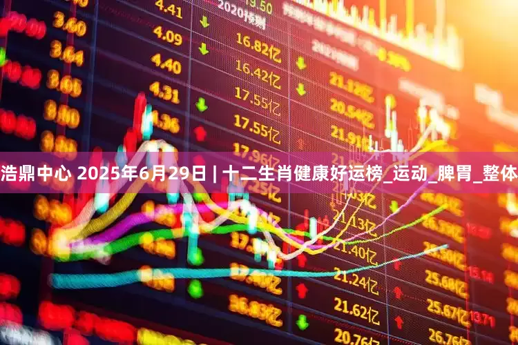浩鼎中心 2025年6月29日 | 十二生肖健康好运榜_运动_脾胃_整体